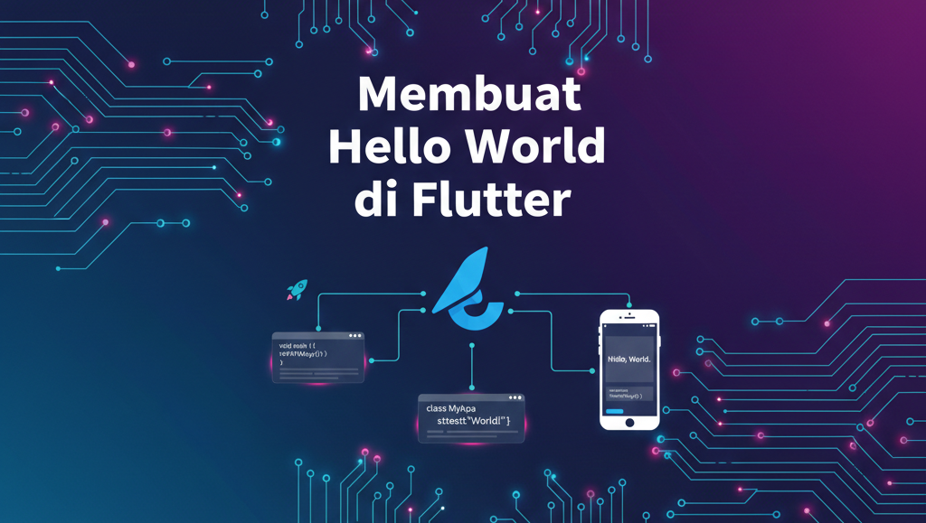 Membuat Hello World di Flutter